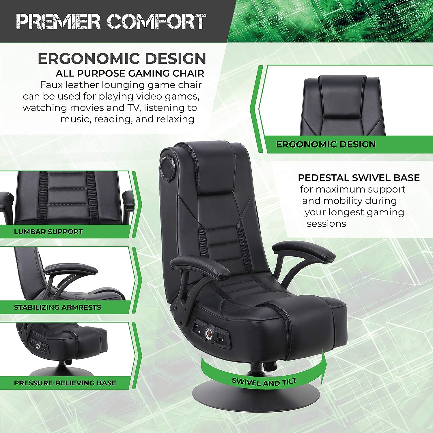 X Rocker Mammoth Pedestal Gaming Chair Review